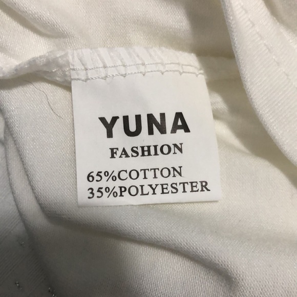 YUNA Cream  Blouse Womens Size L/XL - Picture 6 of 7